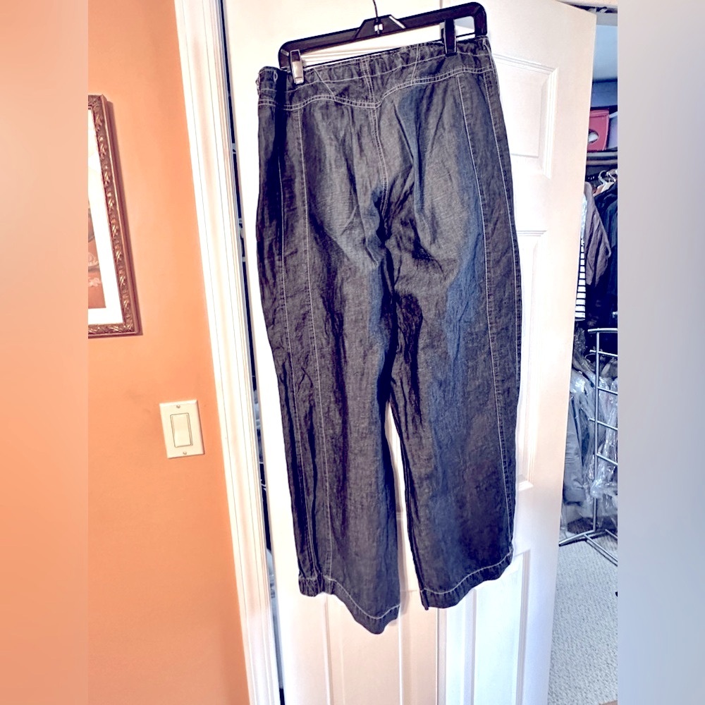 Made in Italy wide denim pants